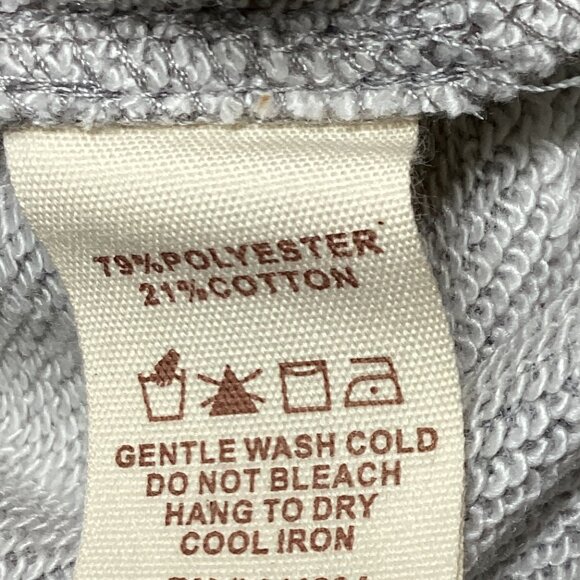 FRENCH TERRY MINI SKIRT Heather Gray W/ Pockets & Drawstring NWT - Picture 4 of 4